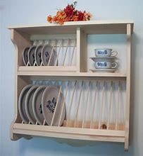 Image result for Wall Mounted Plate Display Rack