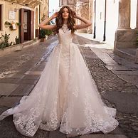 Image result for 2 Piece Wedding Dress