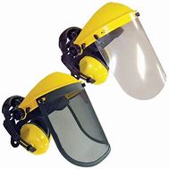 Image result for Face Shield with Hearing Protection