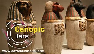 Image result for Canopic Jars Ancient Egypt