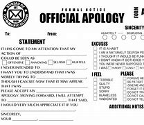 Image result for Apology Meme