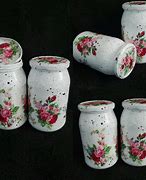 Image result for Decoupage Jars