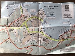 Image result for Mykonos Town Street Map