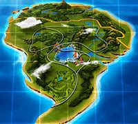 Image result for Isla Nublar Map deviantART