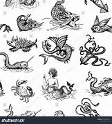 Image result for Sea Monster Draw