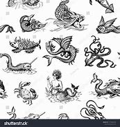 Image result for Sea Monster Art