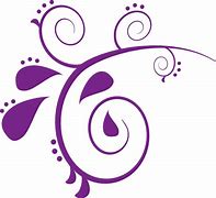 Image result for Purple Swirl Design Clip Art