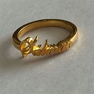 Image result for Gold Ring 2 Circle Design