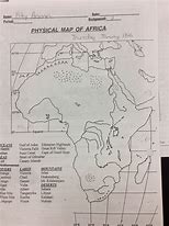 Image result for Physical Map of Africa Quizlet