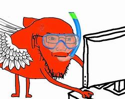 Image result for Red Evil Wojak