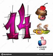 Image result for Number 14 Cake