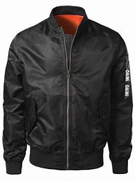 Image result for Bomber Jacket with Brass Button and Zipper