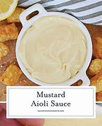 Image result for Mustard Aioli