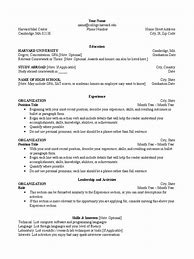 Image result for Harvard It Resume Template Word