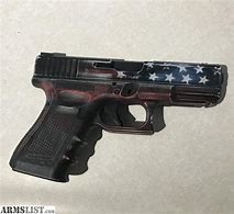 Image result for 9Mm Glock 19X USA Flag