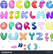 Image result for Square Bubble Letters