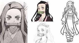 Image result for Nezuko Cute Sketch