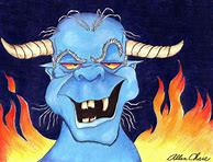 Image result for Blue Devil Original Art