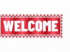 Image result for Welcome Clip Art Red