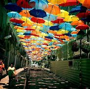 Image result for Umbrella Street Art