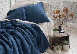 Image result for Navy Blue Linen Cover Cough