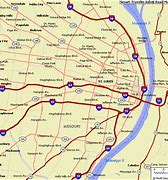 Image result for Map of Greater St. Louis Area