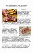 Image result for Curing Food Preservation