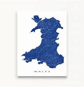 Image result for Topographical Map of Wales