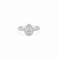 Image result for Pear-Shaped Green Diamond Ring