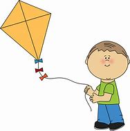 Image result for Boy Flying Kite Clip Art