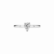 Image result for Pear-Shaped Ring with Solitaiire Diamond