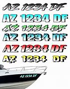 Image result for Glitter Vinyl Boat Registration Numbers