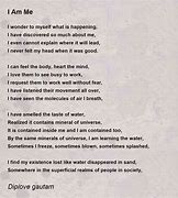 Image result for I AM Me Short Poems