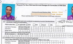 Image result for Pan Card Correction Letter