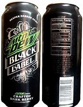 Image result for Mountain Dew Black Label