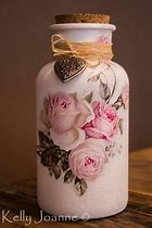 Image result for Decoupage Jars