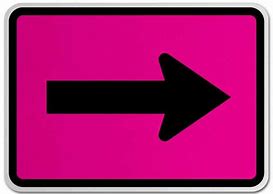 Image result for Right Turn Arrow Sign