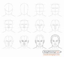 Image result for Male Face Drawing Steps