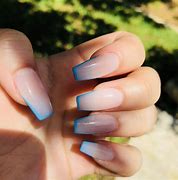 Image result for Nail Designs with Blue Tips