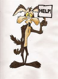 Image result for Wile E. Coyote Drawing