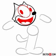 Image result for How to Draw Felix the Cat Head