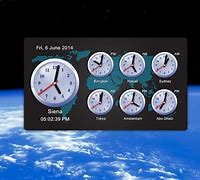 Image result for Clock Widget Windows 11