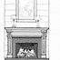 Image result for Brick Fireplace Drawing