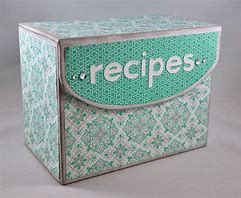 Image result for Net Design for Recipe Box