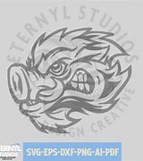 Image result for High Resolution Razorback SVG