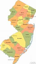 Image result for Map of NJ Suitable for Framing