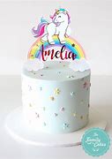 Image result for Glitter Unicorn Cake Topper