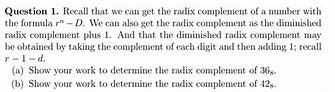 Image result for Radix Minus One Complement