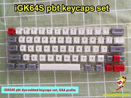 Image result for Gk64 Red Keyboard