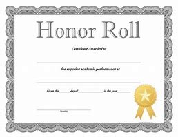 Image result for Silver Honor Roll